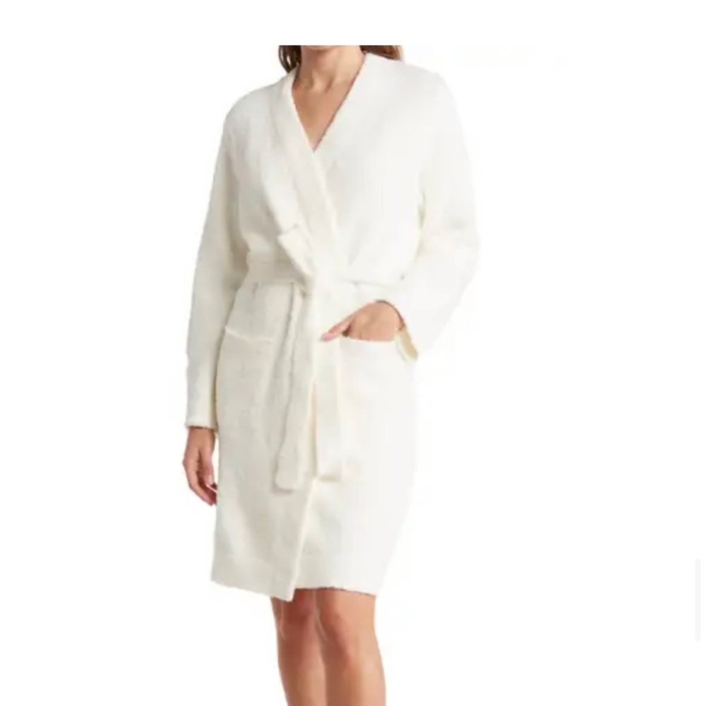 brand new barefoot dream robe - tags attached pearl color